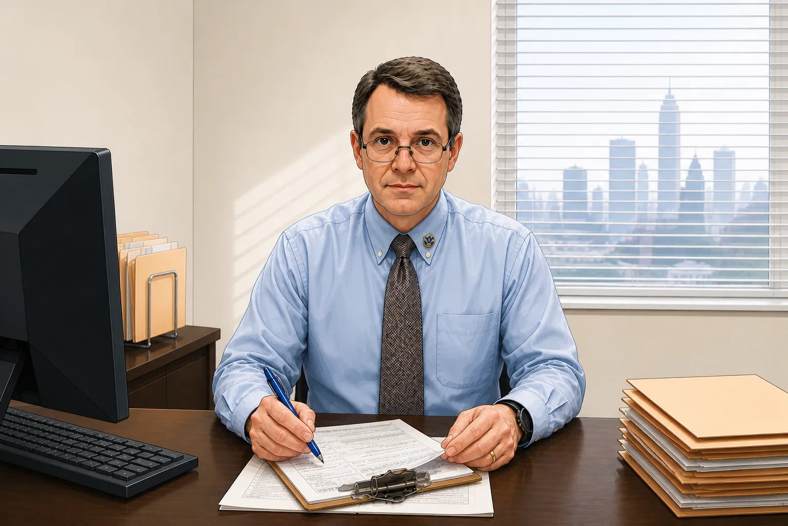 USCIS Asylum Officer Conducting an Affirmative Asylum Interview